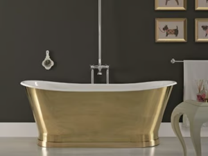 ANTICA BRASS - Freestanding brass bathtub _ BLEU PROVENCE